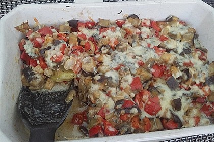 Paprika - Auberginen - Gem&uuml;se mit Gorgonzola 8