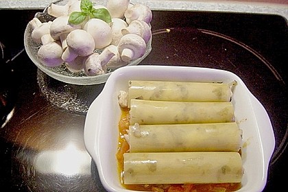 Cannelloni mit Hähnchen - Pilz - Füllung 13