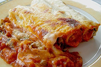 Cannelloni mit Hähnchen - Pilz - Füllung 2