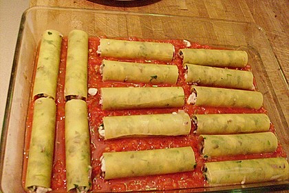 Cannelloni mit Hähnchen - Pilz - Füllung 8