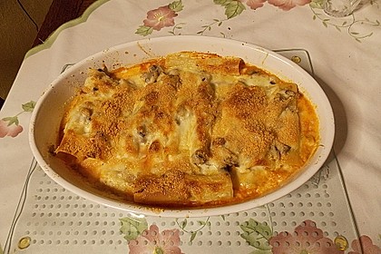 Cannelloni mit Hähnchen - Pilz - Füllung 11
