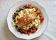 Pasta mit Kr&auml;utersauce