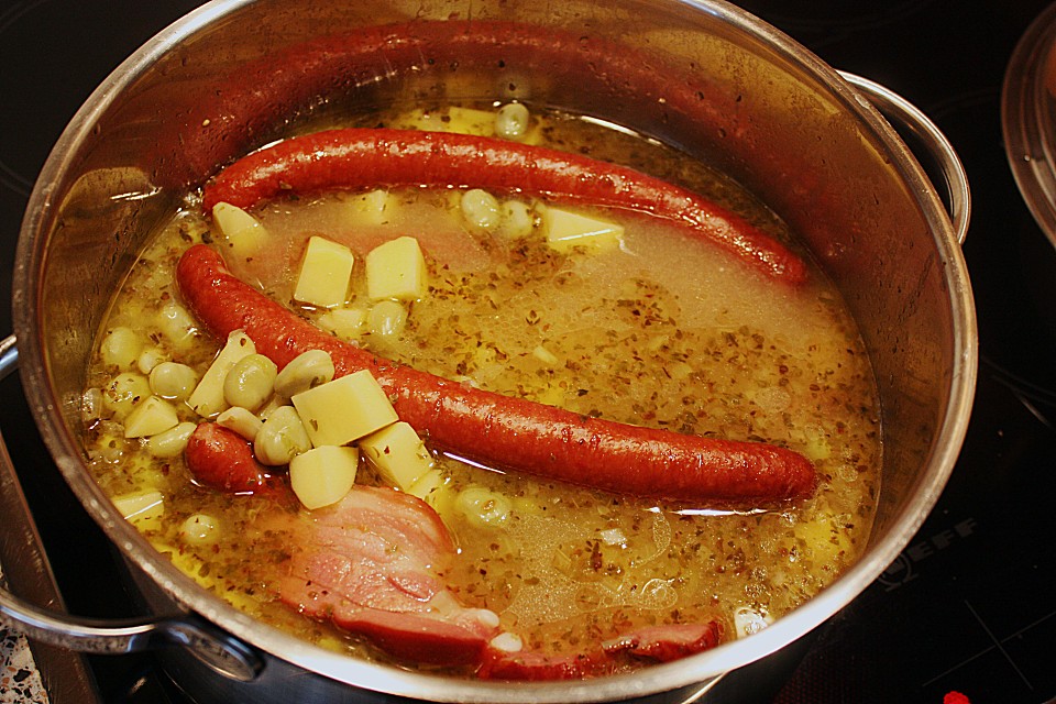 Dicke - Bohnen - Suppe (Rezept mit Bild) von Biene62 | Chefkoch.de