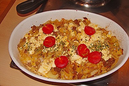 Anatolischer Wei&szlig;kohlauflauf 9