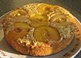 Verkehrter Pfirsichkuchen