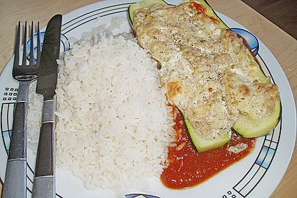 Überbackene Zucchini mit Schafskäse 30
