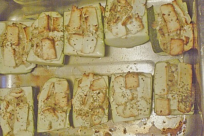 Überbackene Zucchini mit Schafskäse 46
