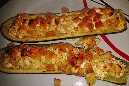 Überbackene Zucchini mit Schafskäse 20