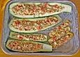 &Uuml;berbackene Zucchini mit Schafsk&auml;se