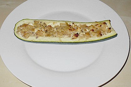 Überbackene Zucchini mit Schafskäse 42