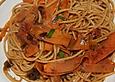 Spagetti mit M&ouml;hren und  Algen, vegan