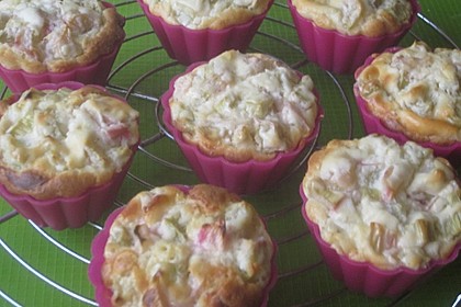 Rhabarber - Muffins 6