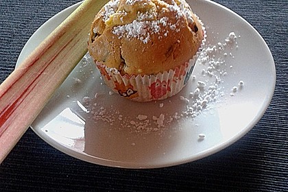Rhabarber - Muffins 2