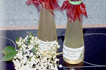 Holunderblüten - Sirup 9