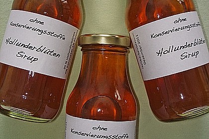 Holunderblüten - Sirup 2