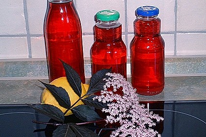 Holunderblüten - Sirup 6
