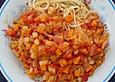 Spaghetti mit Gem&uuml;sebolognese