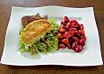 Gebackener Camembert mit Erdbeer - Chutney