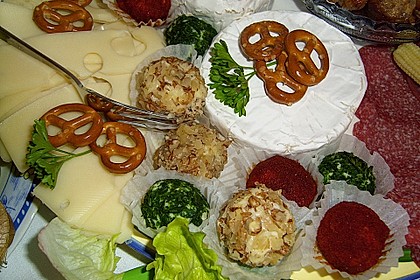 Fünferlei Käse - Pralinen 4