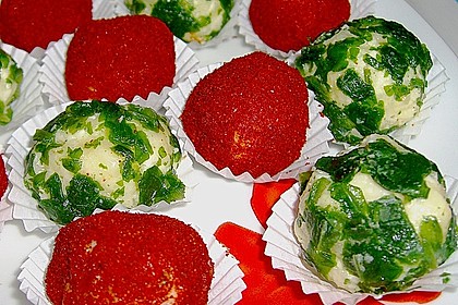 Fünferlei Käse - Pralinen 12