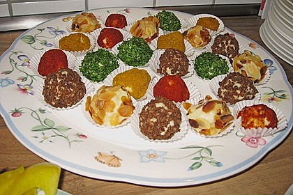 Fünferlei Käse - Pralinen 7