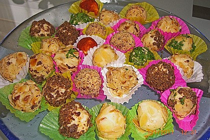 Fünferlei Käse - Pralinen 21