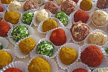 Fünferlei Käse - Pralinen 1