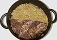 Zwiebelfleisch aus Rinderfilet
