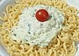 Spaghetti mit Joghurtsauce