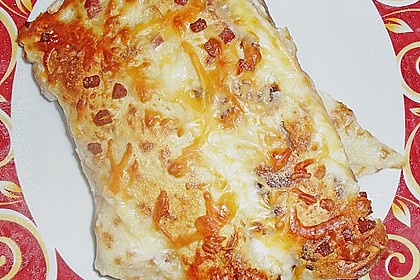 Pfannkuchen - Auflauf mit Spitzkohl