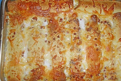 Pfannkuchen - Auflauf mit Spitzkohl 1