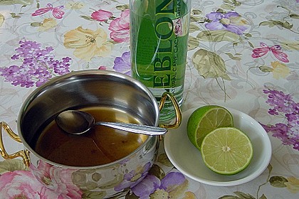 Caipirinha Sorbet mit Ananas 4