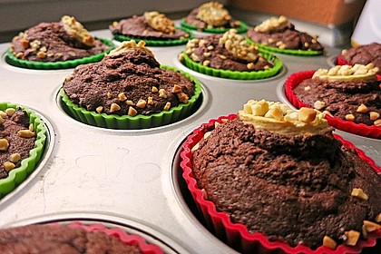 Bananen - Haselnuss - Muffins 4