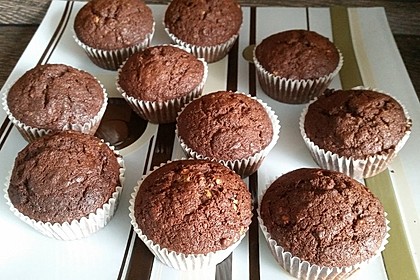 Bananen - Haselnuss - Muffins