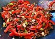 Scharfe Hack - Tomatenpfanne nach Thai - Art