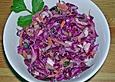 Rotkohlsalat mit Schafsk&auml;se