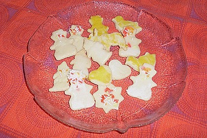 Bunt verzierte Pl&auml;tzchen