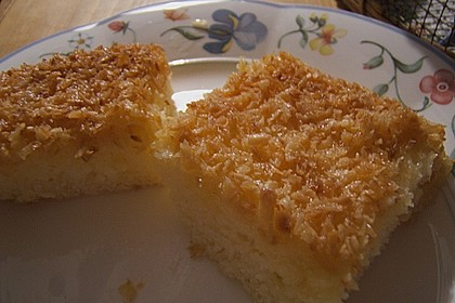 Buttermilch - Kuchen mit Kokos 1