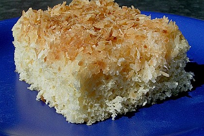 Buttermilch - Kuchen mit Kokos 2