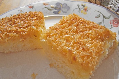 Buttermilch - Kuchen mit Kokos 4