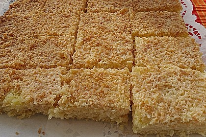 Buttermilch - Kuchen mit Kokos 10