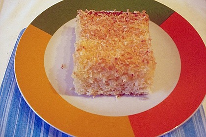 Buttermilch - Kuchen mit Kokos 16