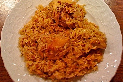 Indisches Chicken Biryani 2