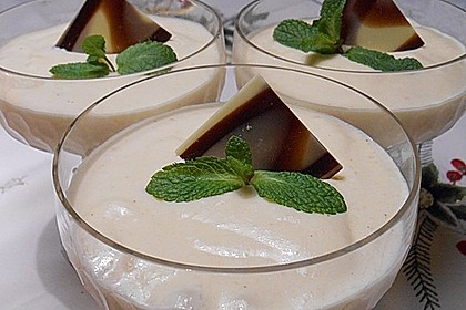 Weiße Mousse au chocolat