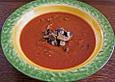 Tomatensuppe mit Champignons und Rosmarin