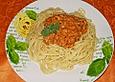 Spaghetti mit Tomaten - Thunfisch - Sauce