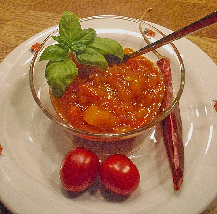 Tomaten - Pfirsich - Chutney (Rezept mit Bild) von loosi | Chefkoch.de