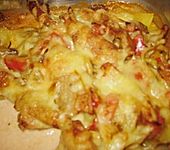 Gyros &uuml;berbacken mit Metaxasauce (Bild)