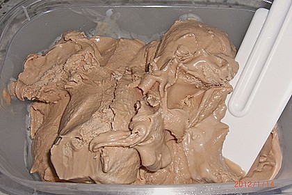 Cremiges Schokoladeneis