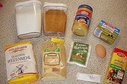 Erdnuss - Sesam - Plätzchen 3